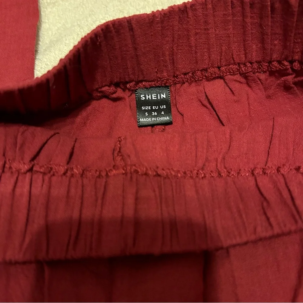 Red Work Pants - Picture 4 of 5